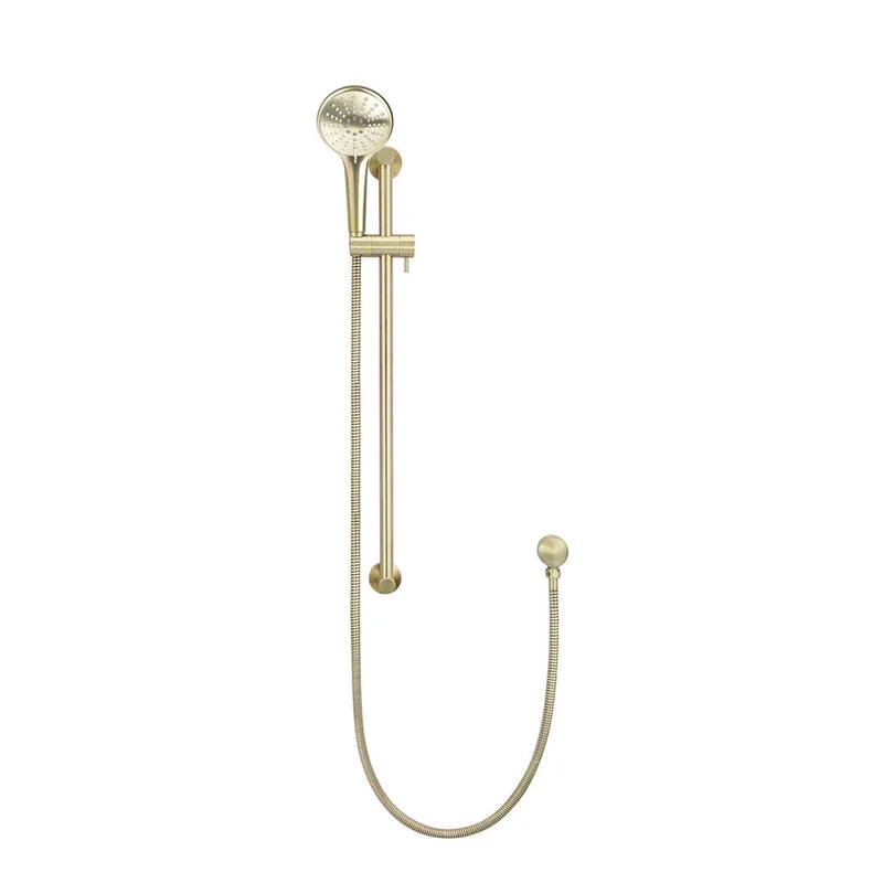 Meir Round Three Function Hand Shower on Rail Column - PVD Tiger Bronze - Image 2