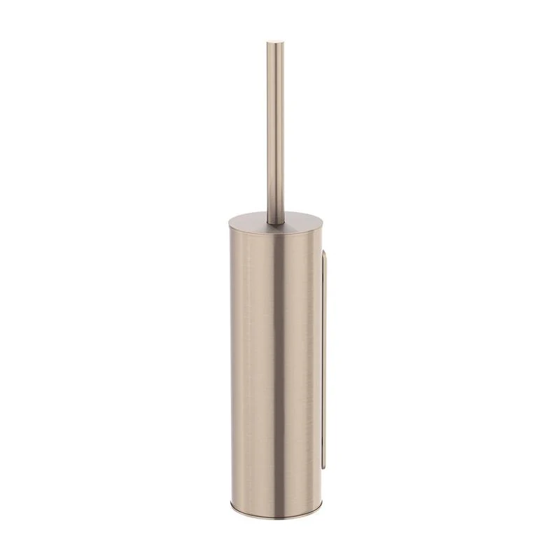 Meir Round Toilet Brush & Holder - Champagne