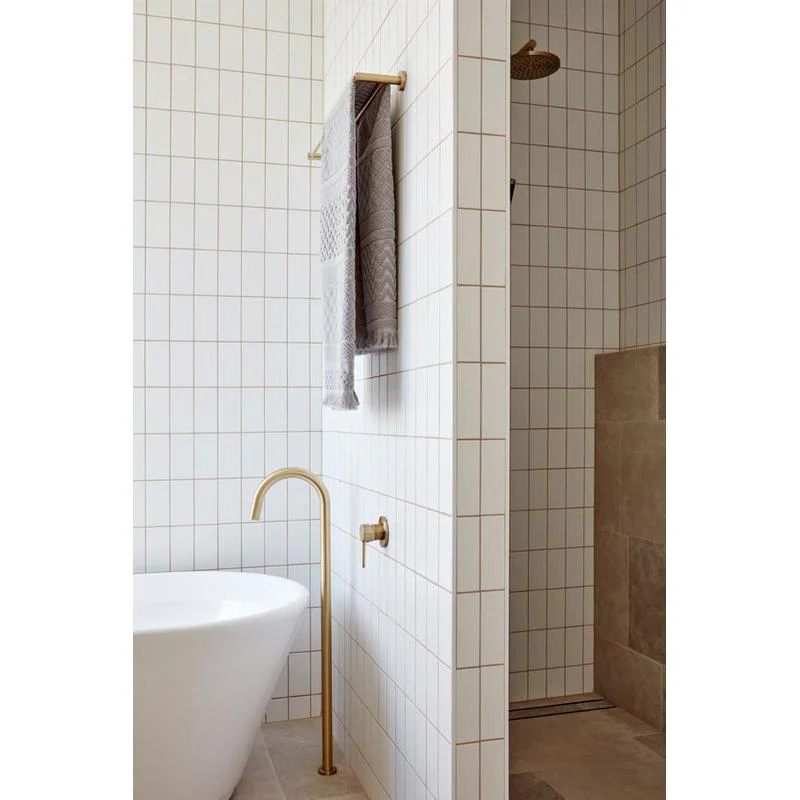 Meir Round Wall Mixer Trim Kit (In-wall Body Not Included) - PVD Tiger Bronze - Image 5