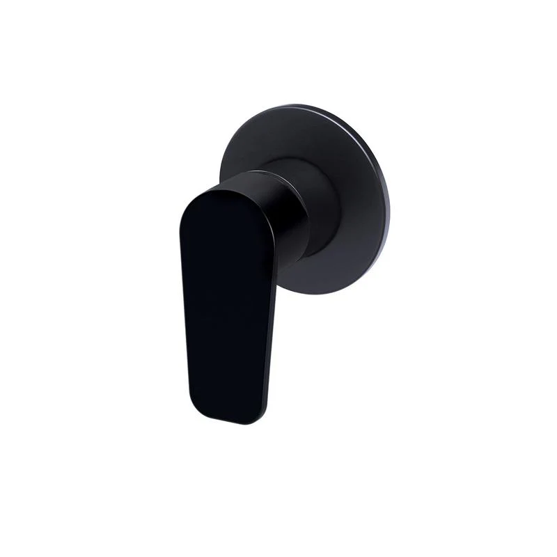 Meir Round Wall Mixer Paddle Handle Trim Kit (In-wall Body Not Included) - Black Matte