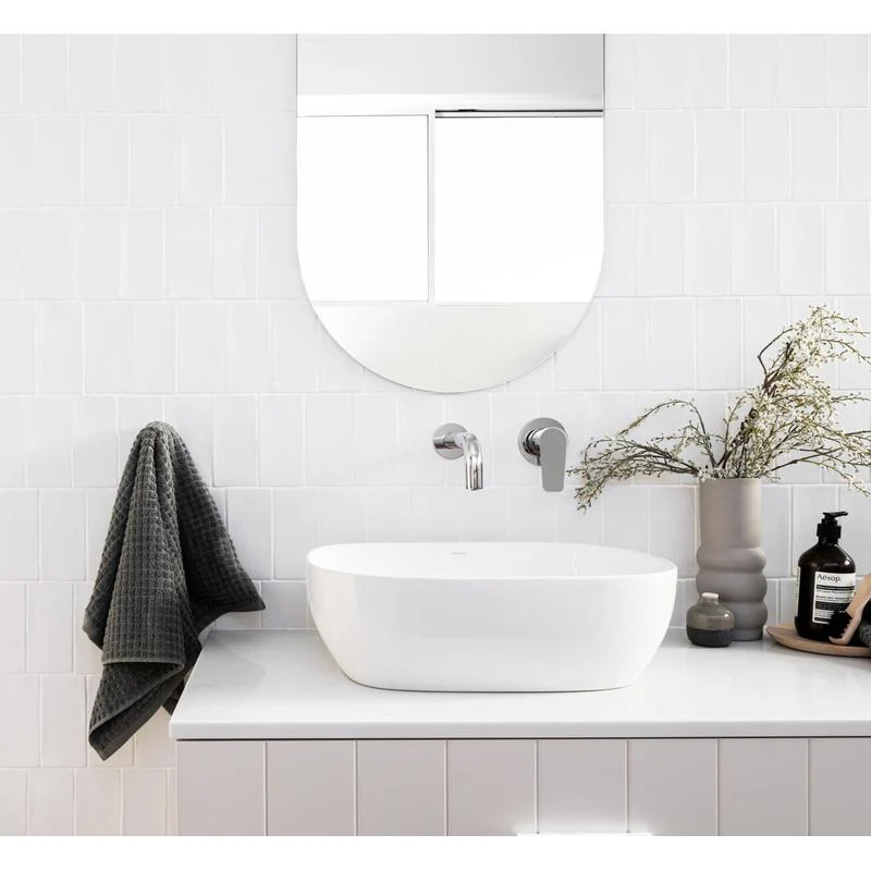 Meir Round Wall Mixer Paddle Handle Trim Kit (In-wall Body Not Included) - Polished Chrome - Image 5