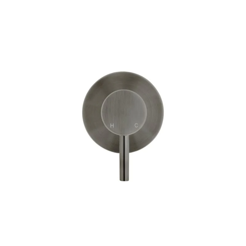 Meir Round Wall Mixer Short Pinâ€“lever Trim Kit (In-wall Body Not Included) - Shadow Gun Metal - Image 3