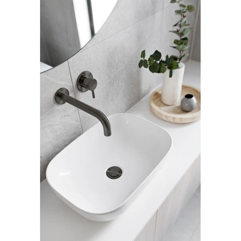 Meir Round Wall Mixer Short Pinâ€“lever Trim Kit (In-wall Body Not Included) - Shadow Gun Metal - Image 6