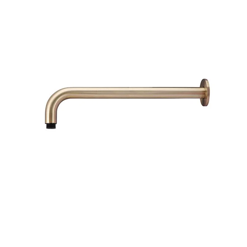 Meir Round Wall Shower Curved Arm 400mm - Champagne - Image 2
