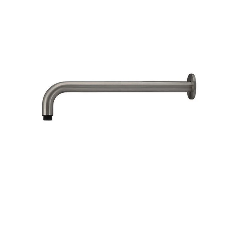 Meir Round Wall Shower Curved Arm 400mm - Shadow Gun Metal - Image 2
