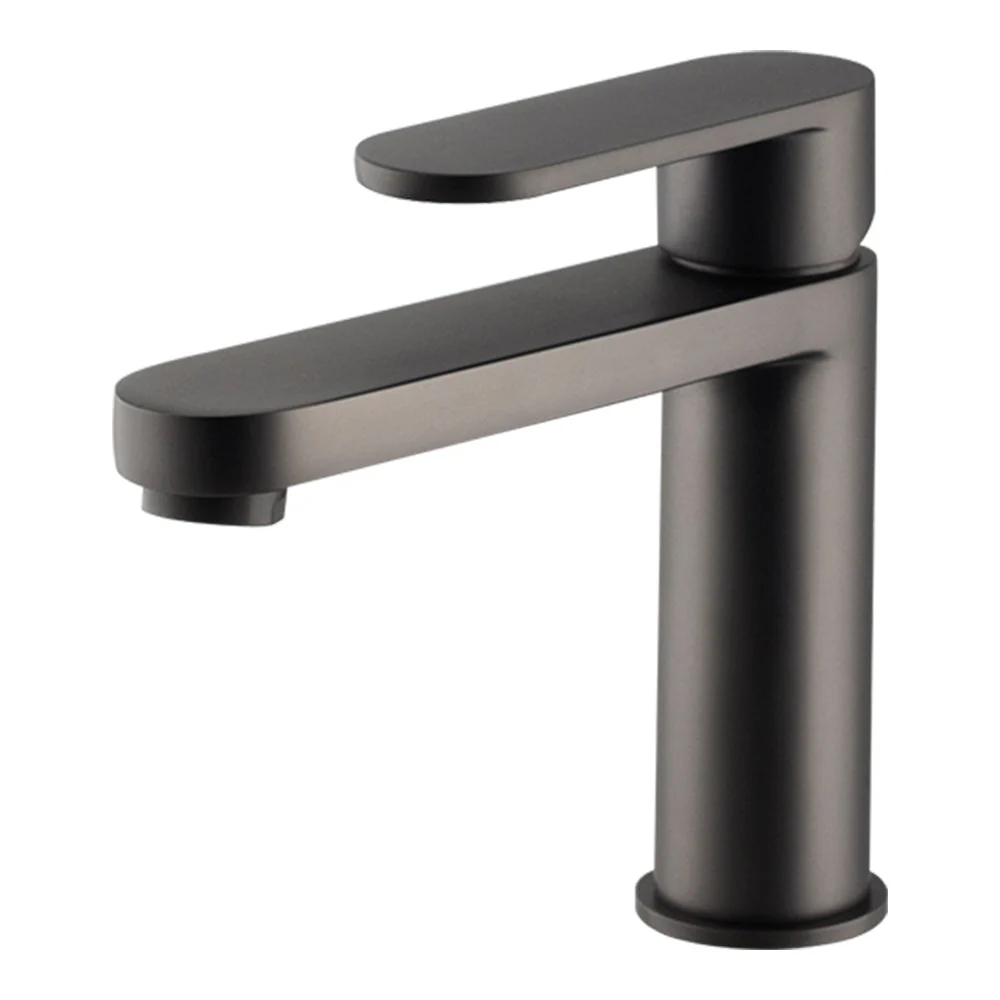 Mixx Saffron Basin Mixer - Gun Metal