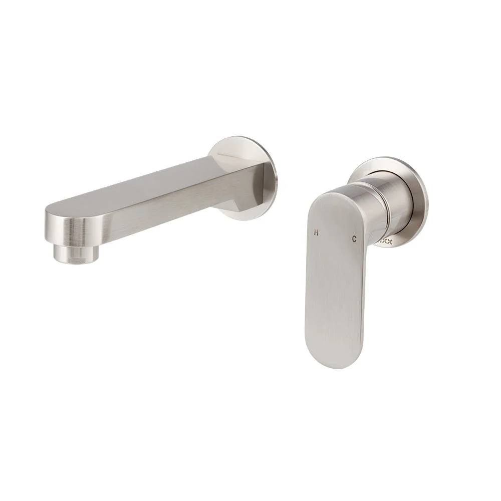 Mixx Saffron Dual Wall Plate Mixer - Brushed Nickel