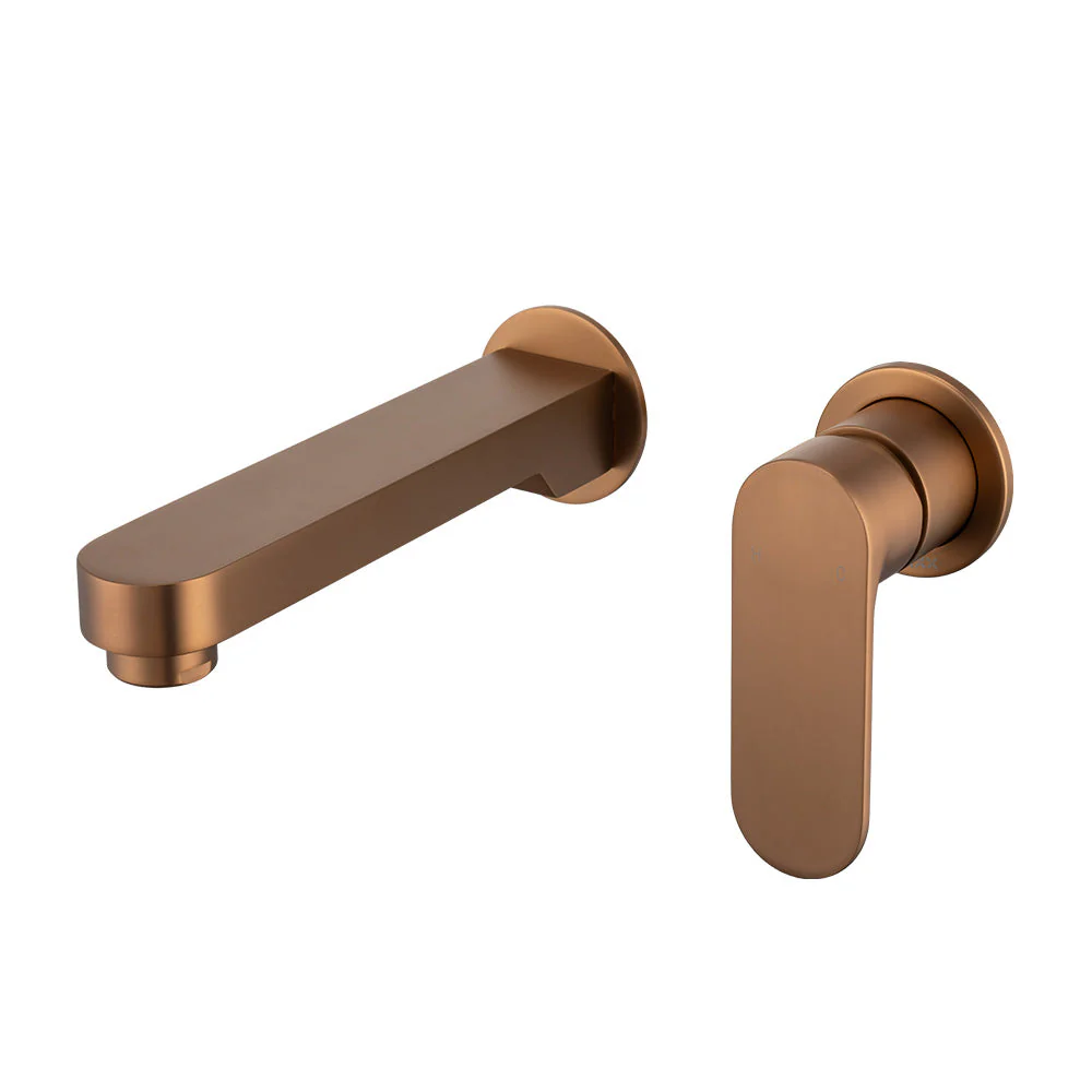 Mixx Saffron Dual Wall Plate Mixer Trim Kit - Brushed Bronze