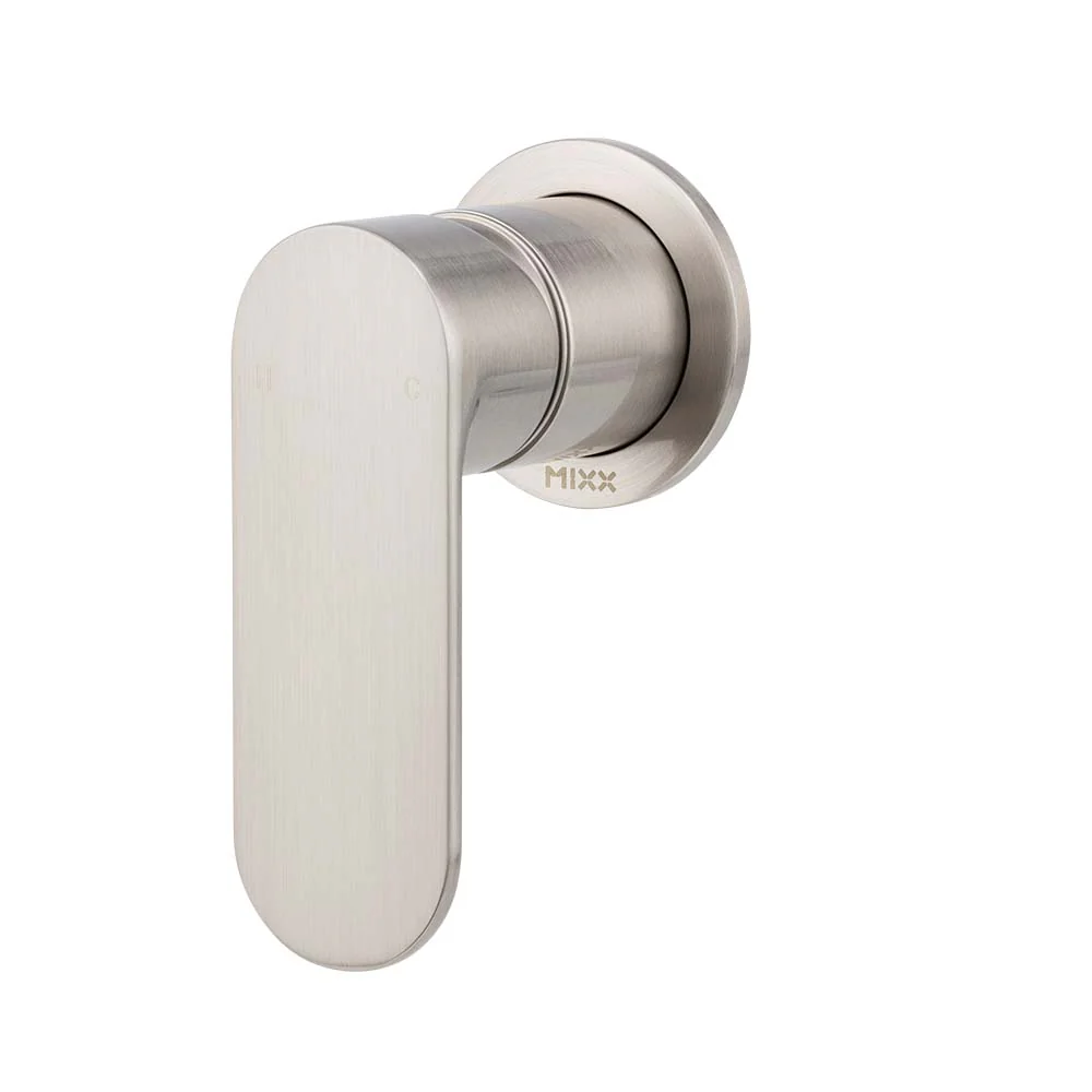 Mixx Saffron Shower Mixer (60mm Backplate) - Brushed Nickel