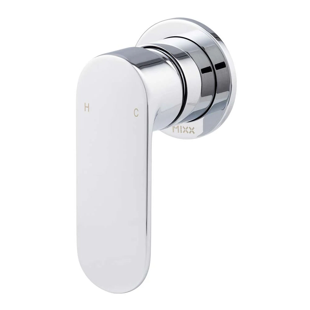 Mixx Saffron Shower Mixer Trim Kit (60mm Backplate) - Chrome