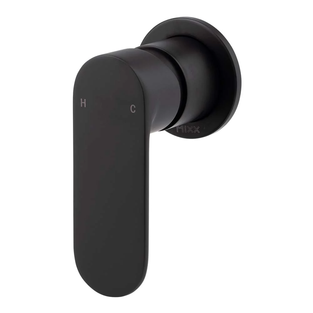 Mixx Saffron Shower Mixer Trim Kit (60mm Backplate) - Matt Black