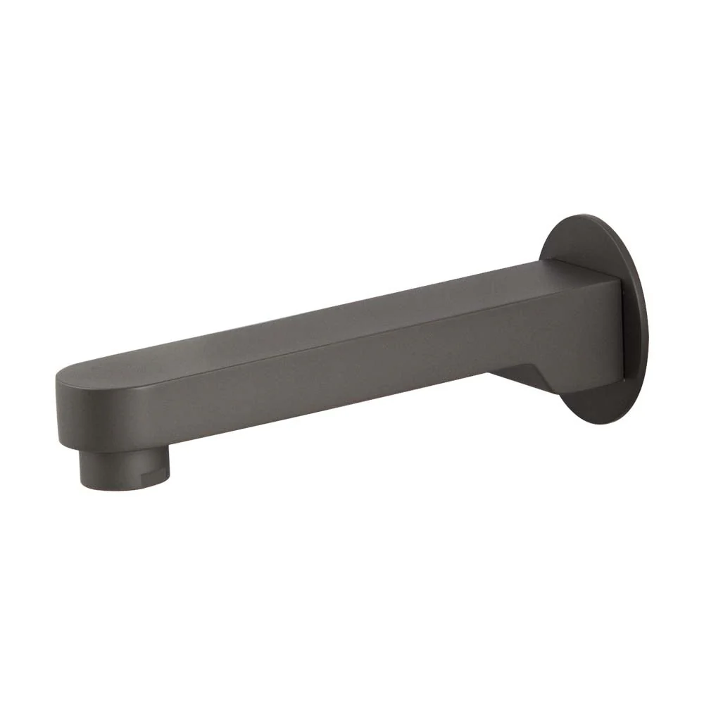 Mixx Saffron Wall Basin Spout 200mm - Gun Metal