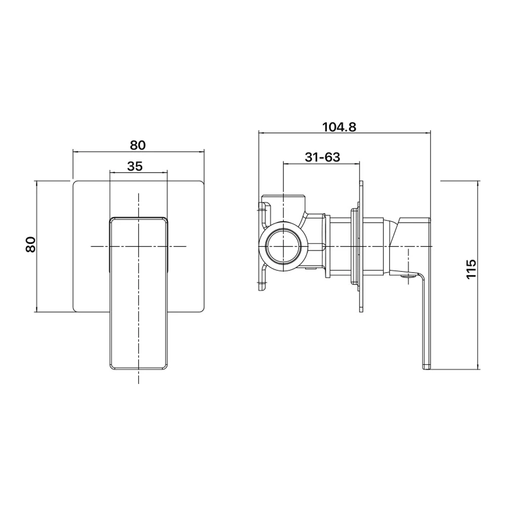 Mixx Sage Shower Mixer - Chrome - Image 2