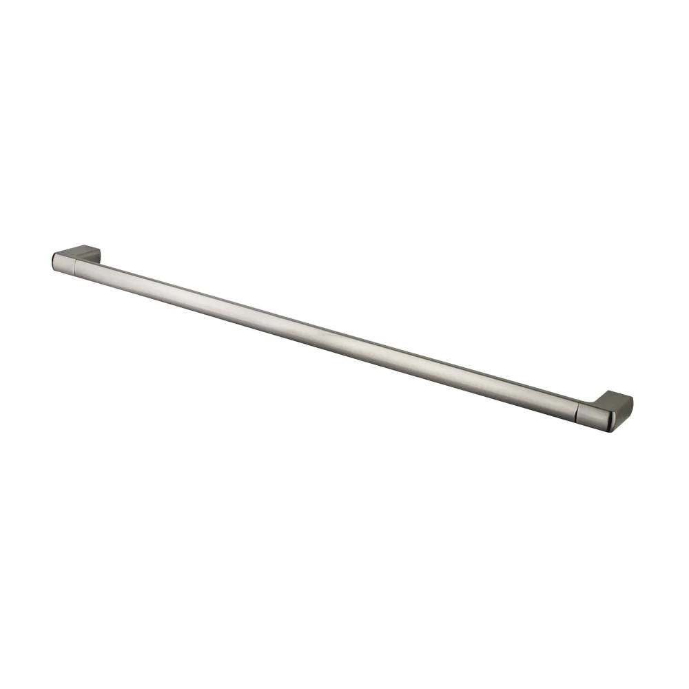 Mixx Sandalwood Single Towel Rail 800mm - Brushed Nickel