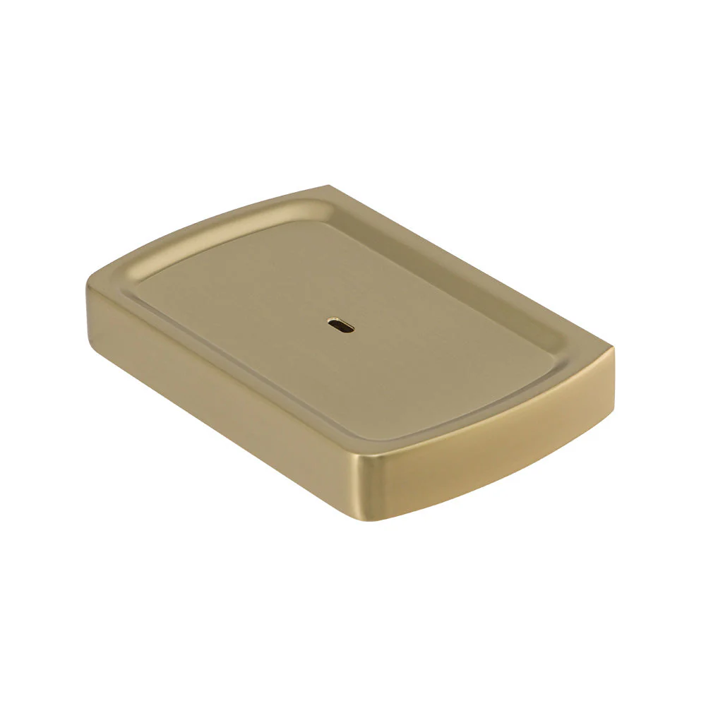Mixx Sandalwood Soap Dish - Brushed Gold