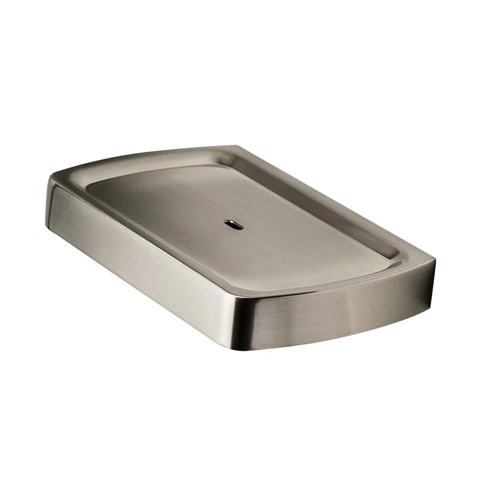 Mixx Sandalwood Soap Dish - Brushed Nickel