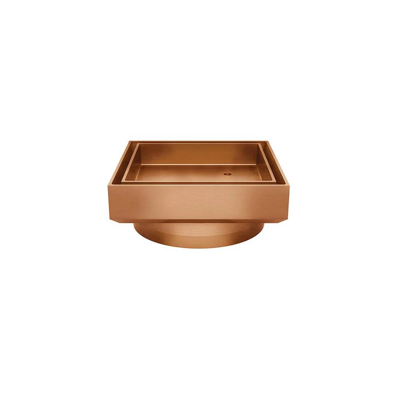 Meir Shower Waste with Tile Insert - Lustre Bronze