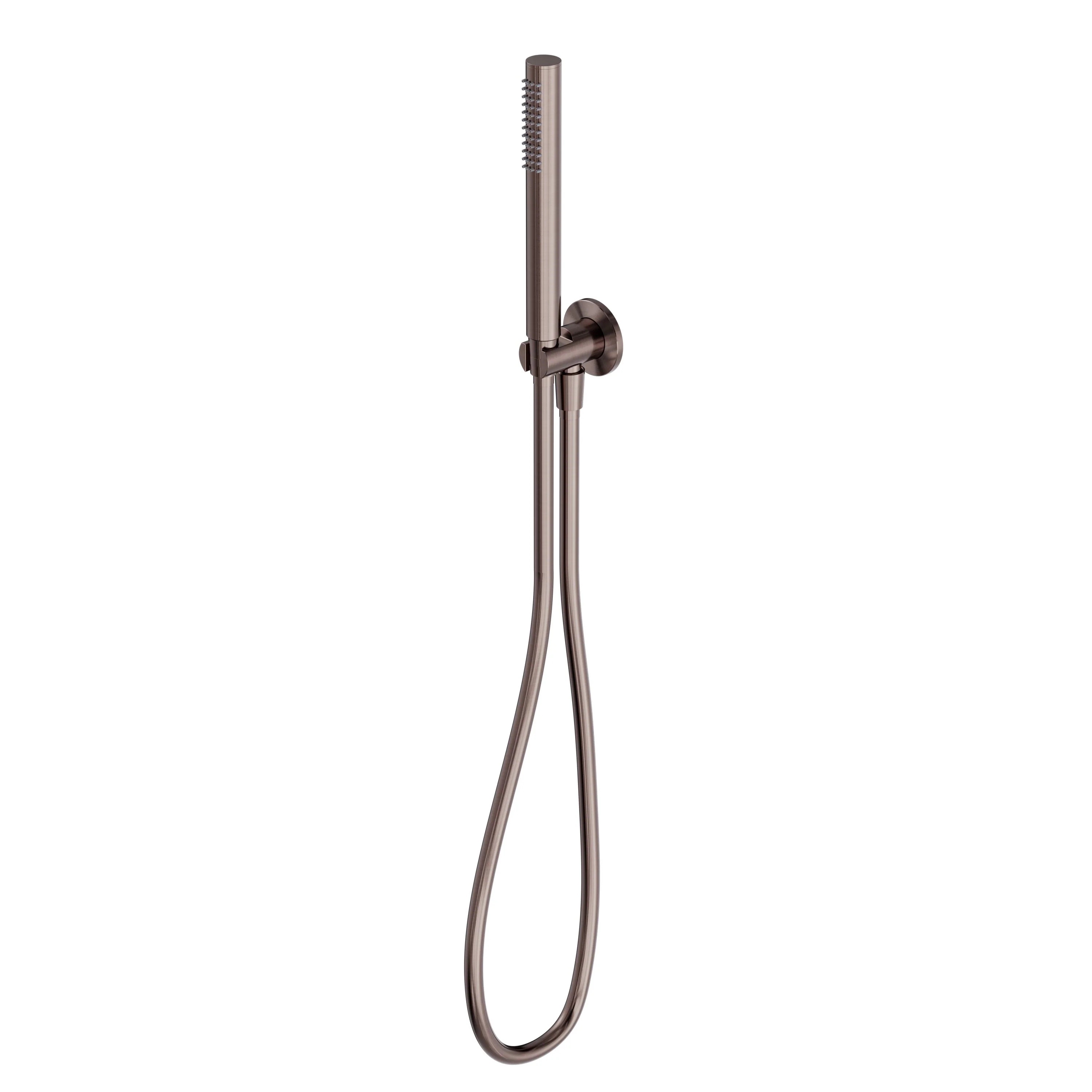 Nero Slim Shower On Bracket - Brushed Bronze