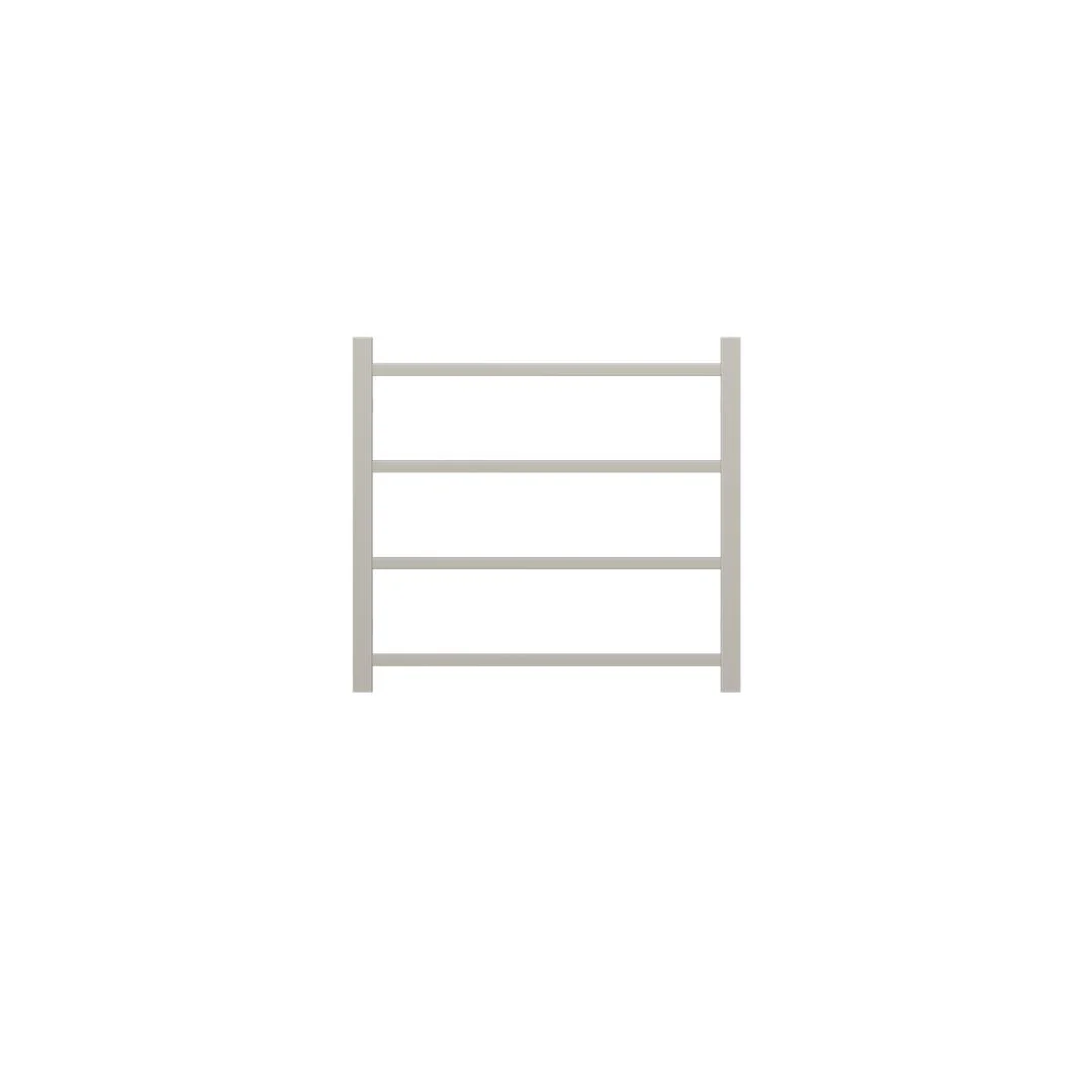 Linsol Spirit 4 Bar Heated Towel Rail - Brushed Nickel - Image 2