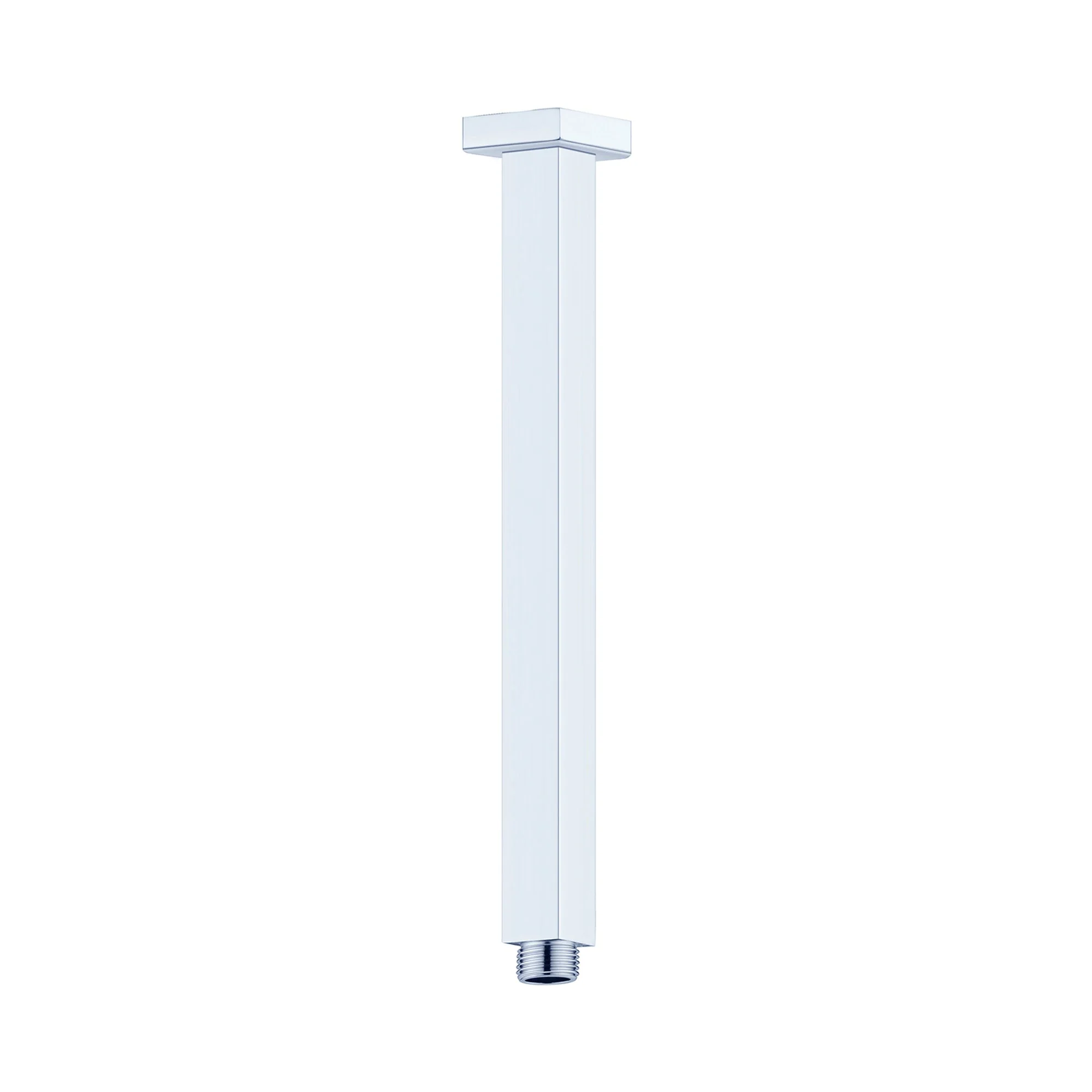 Nero Square Ceiling Arm Length - Chrome