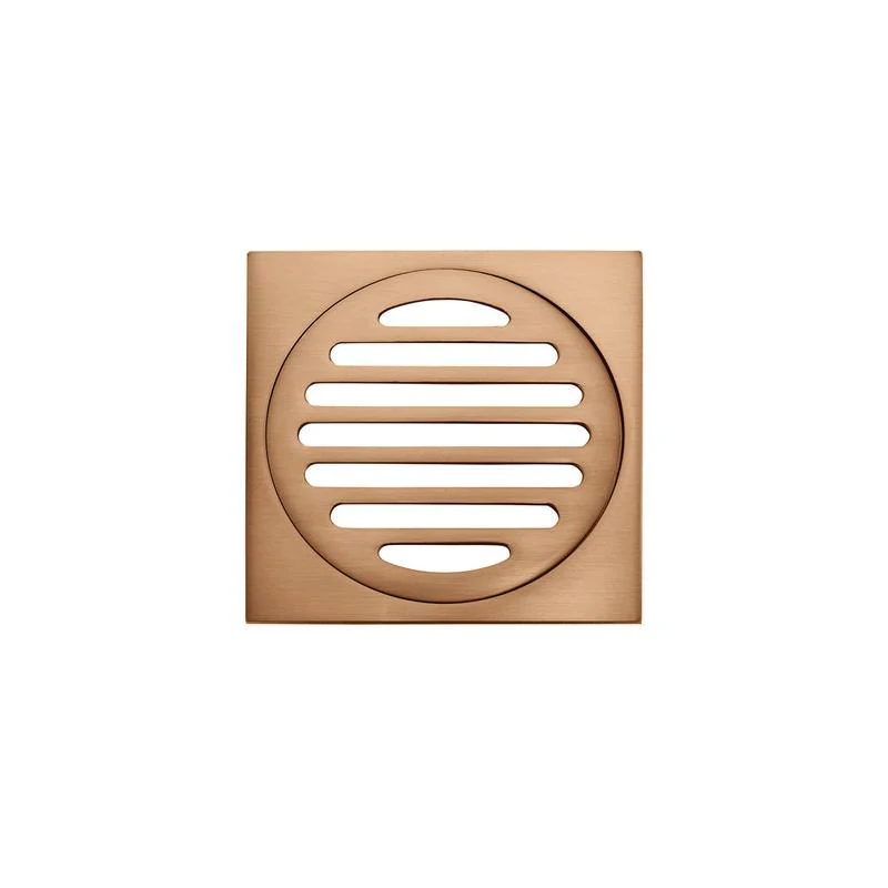 Meir Square Floor Grate Shower Drain 100mm outlet - Lustre Bronze - Image 2