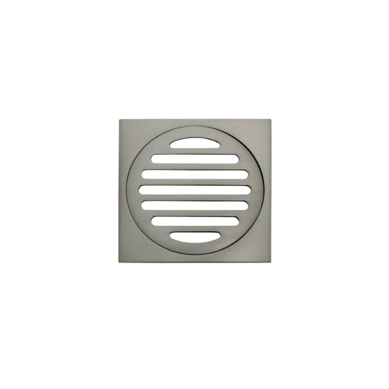 Meir Square Floor Grate Shower Drain 100mm outlet - Shadow Gun Metal - Image 2