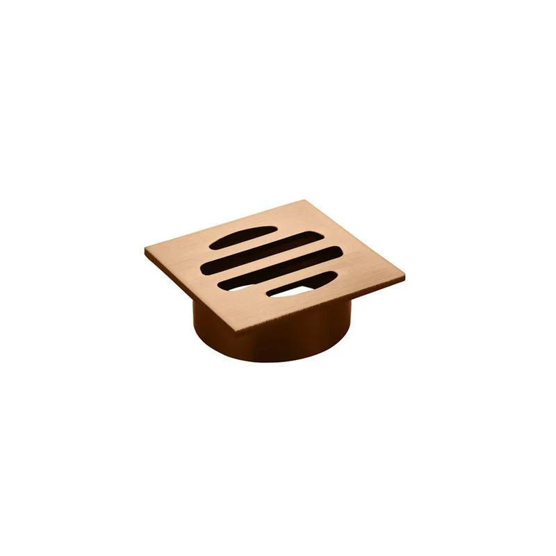 Meir Square Floor Grate Shower Drain 50mm outlet - Lustre Bronze - Image 3