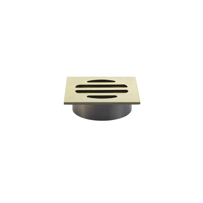 Meir Square Floor Grate Shower Drain 50mm outlet - PVD Tiger Bronze