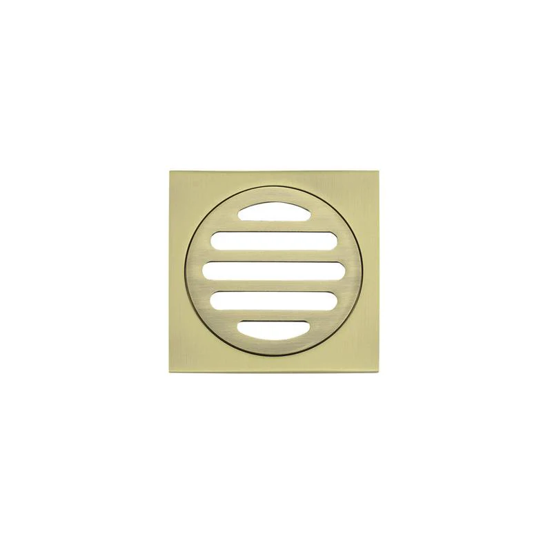Meir Square Floor Grate Shower Drain 80mm outlet - PVD Tiger Bronze - Image 2