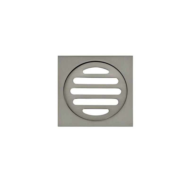 Meir Square Floor Grate Shower Drain 80mm outlet - Shadow Gun Metal - Image 2
