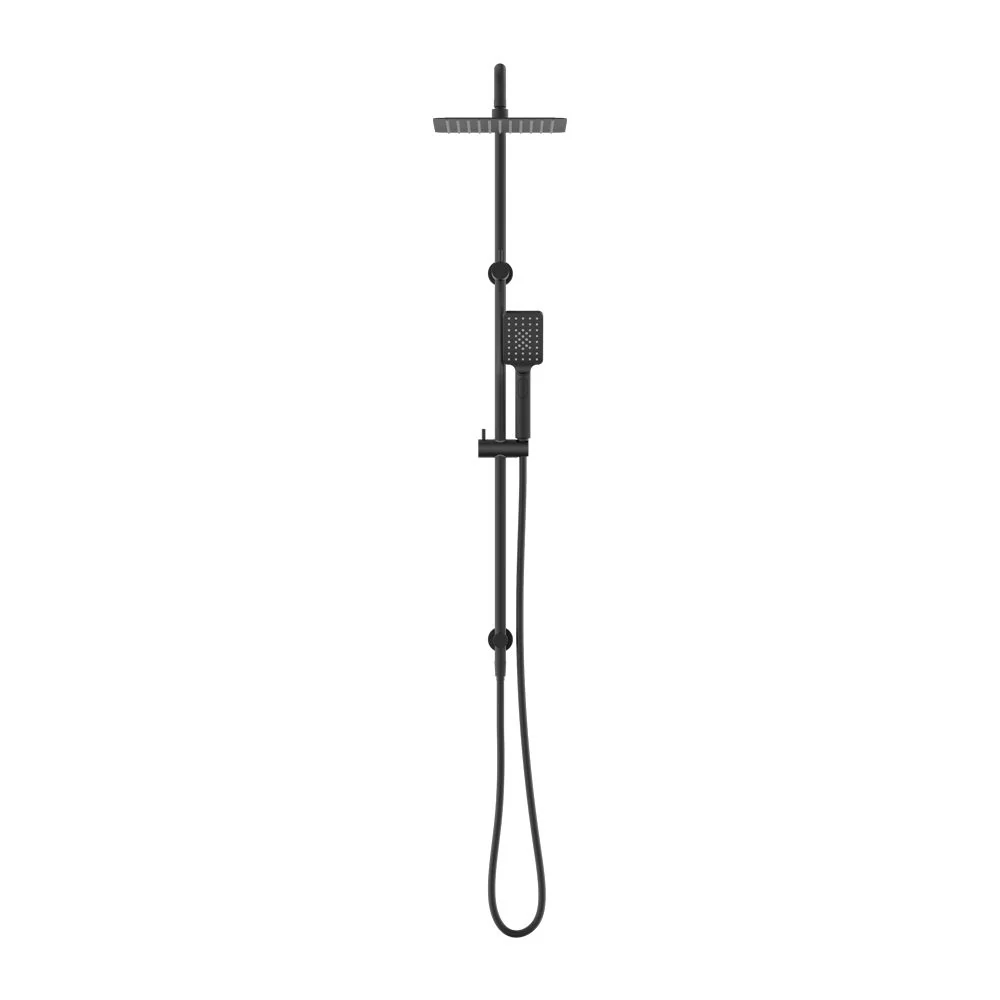 Nero Square Project Twin Shower - Black Matte - Image 2