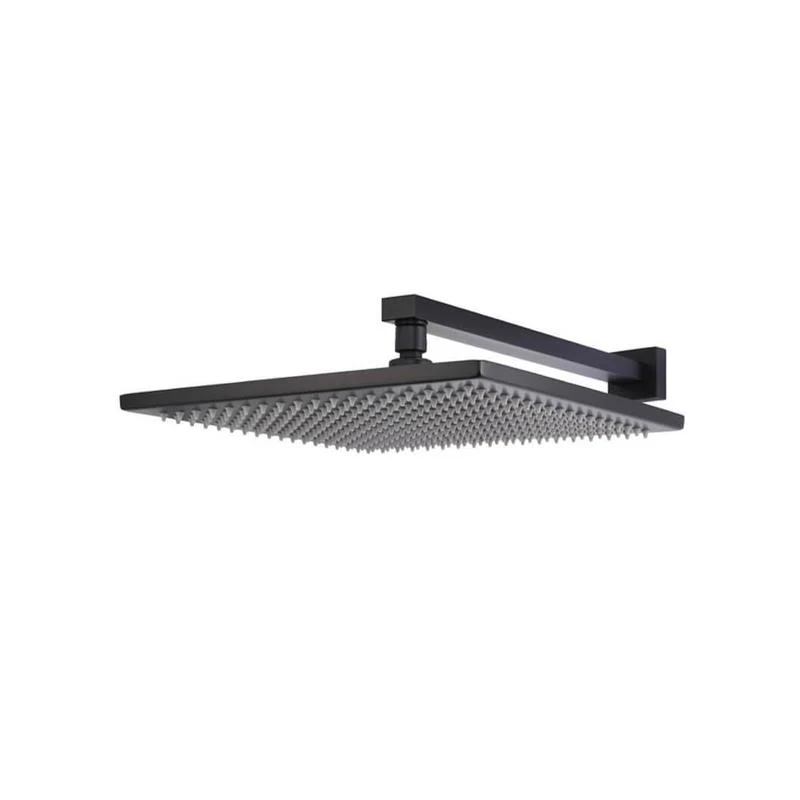 Meir Square Wall Shower w/300mm shower rose w/400mm arm - Black Matte