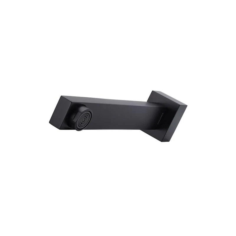 Meir Square Wall Spout - Black Matte - Image 3