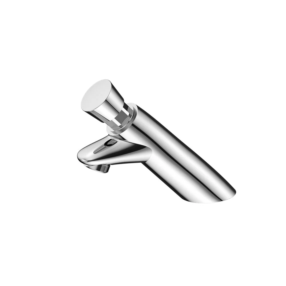 Nero Ss316 Lead Free Timeflow Push Button Pillar Tap - Chrome