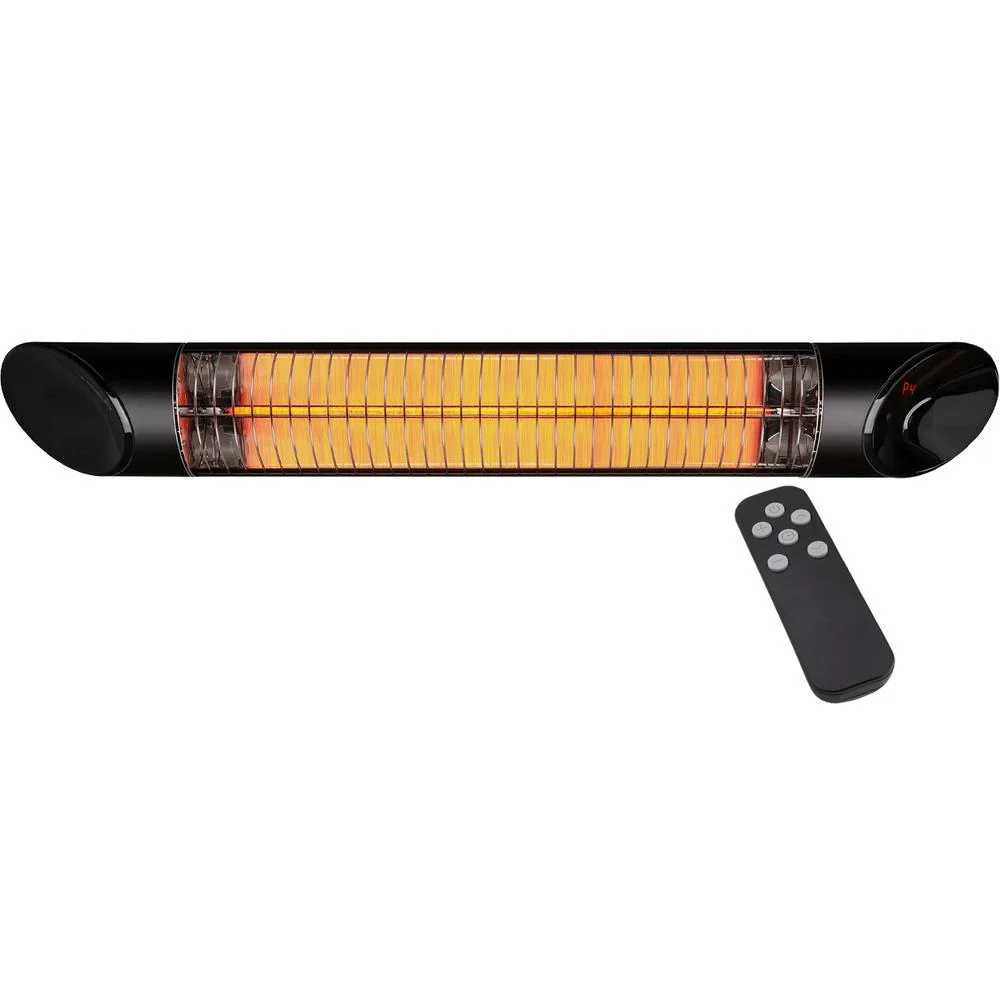Thermogroup Ash 2500W Mid-Wave Outdoor Heater - Black