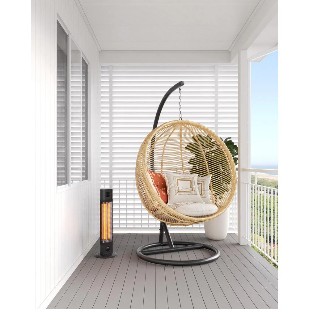 Thermogroup Cedar 1200W Portable Mid-Wave Outdoor Heater - Black - Image 4