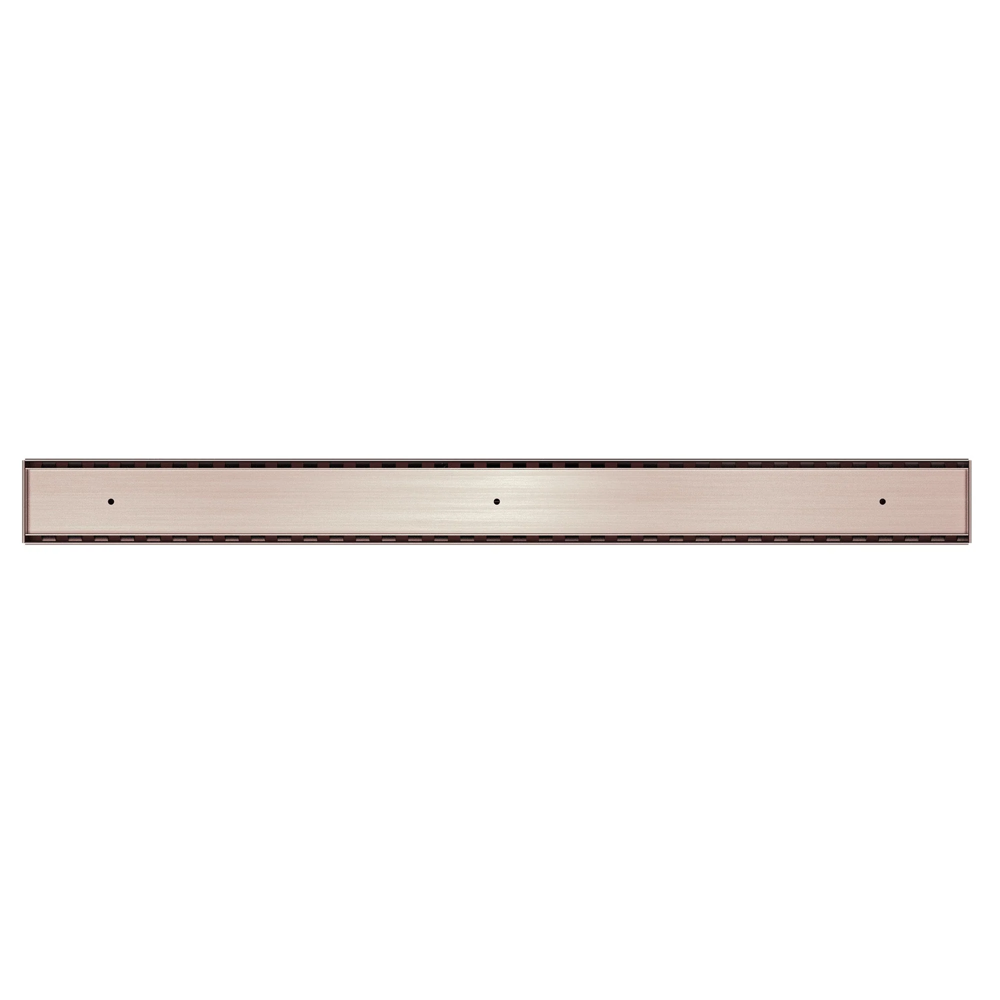 Nero Tile Insert V Channel Floor Grate 50mm Outlet With Hole Saw - Brushed Bronze - Image 2