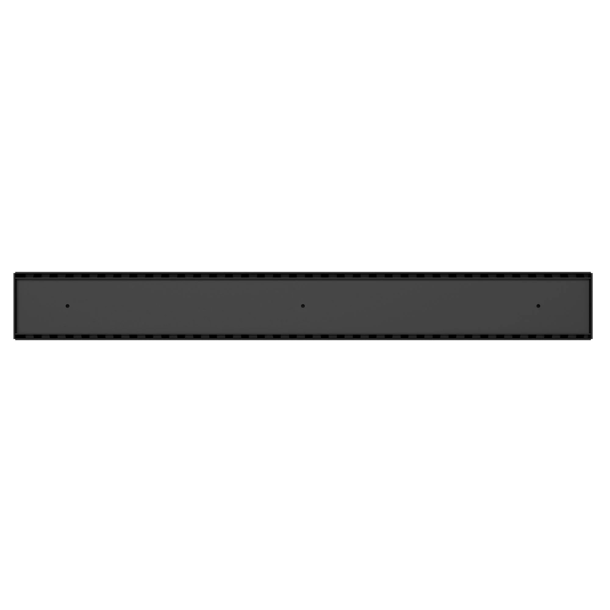 Nero Tile Insert V Channel Floor Grate 89mm Outlet With Hole Saw - Black Matte - Image 2