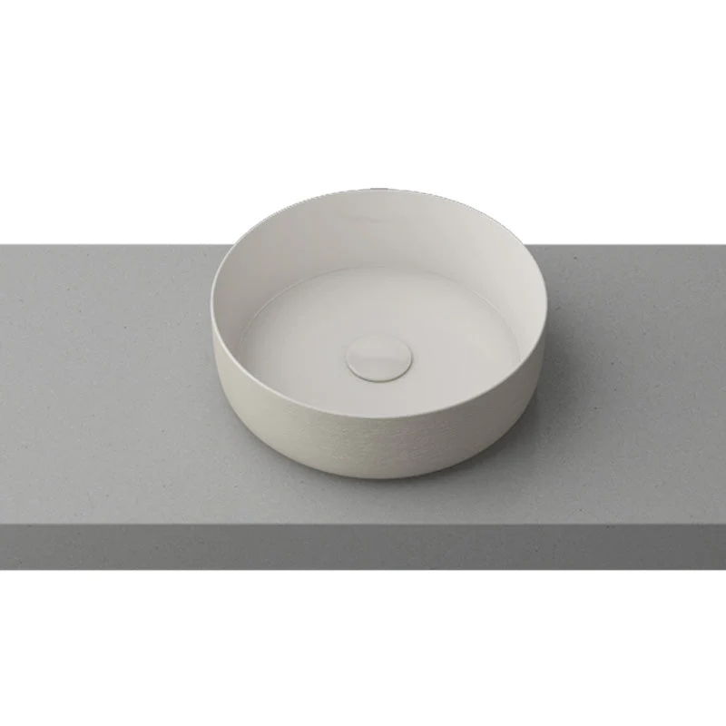 Timberline Allure Above Counter Basin - Raked White Matt