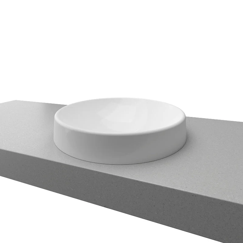 Timberline Corrida Semi-Inset Basin - White Gloss - Image 3
