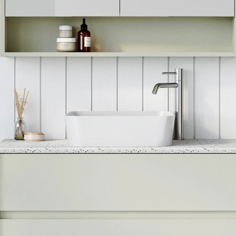 Timberline Florent Above Counter Basin - White Gloss - Image 2