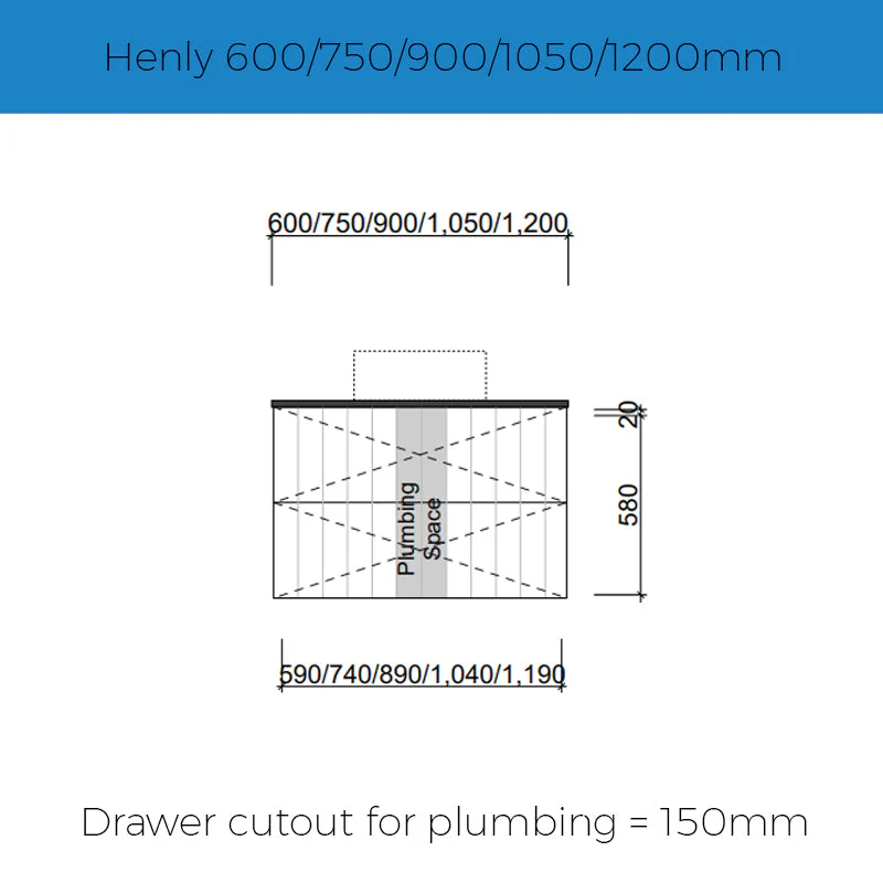 Timberline Henley Wall Hung Vanity - Image 5