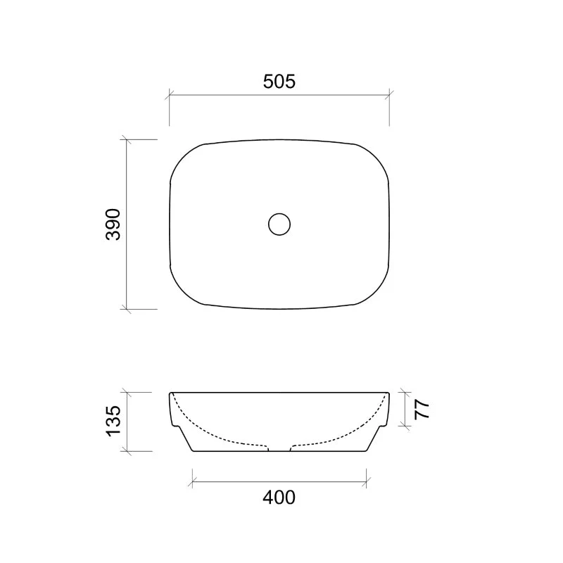 Timberline Lorenzo Semi-Inset Basin - Image 5