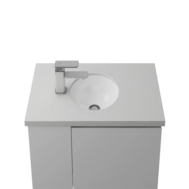 Timberline Mini Round Undermount Basin - White Gloss - Image 3
