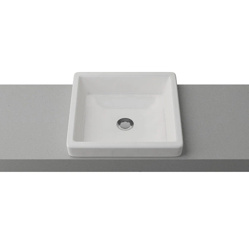 Timberline Arcade Semi-Inset Basin - White Gloss - Image 3