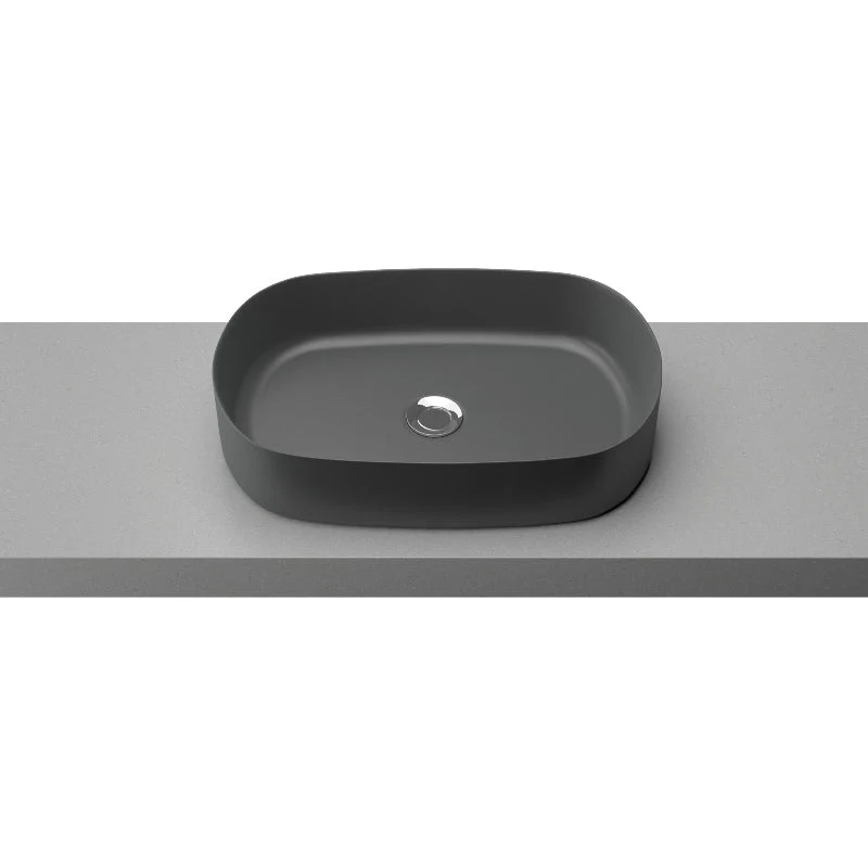 Timberline Myrtle Above Counter Basin - Black Matt