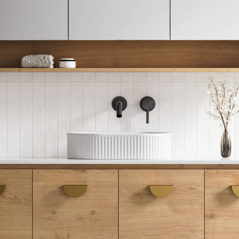 Timberline Oval Flute Above Counter Basin