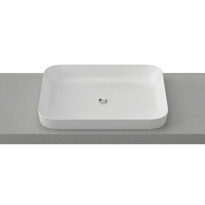 Timberline Rome Semi-Inset Basin - White Gloss - Image 3