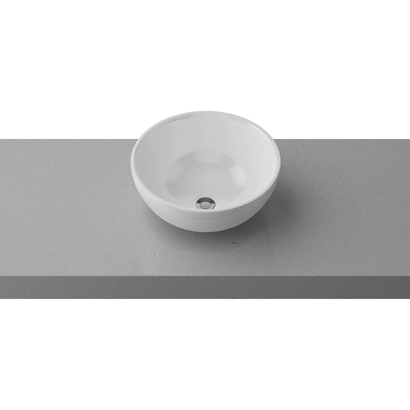 Timberline Rose Above Counter Basin - White Gloss - Image 2