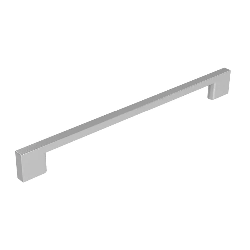 Timberline Square 224mm Handle - Brushed Nickel
